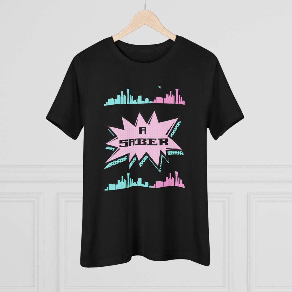 Women's Spanish 'A Saber' Cotton Tee – Retro Español Graphic T-Shirt