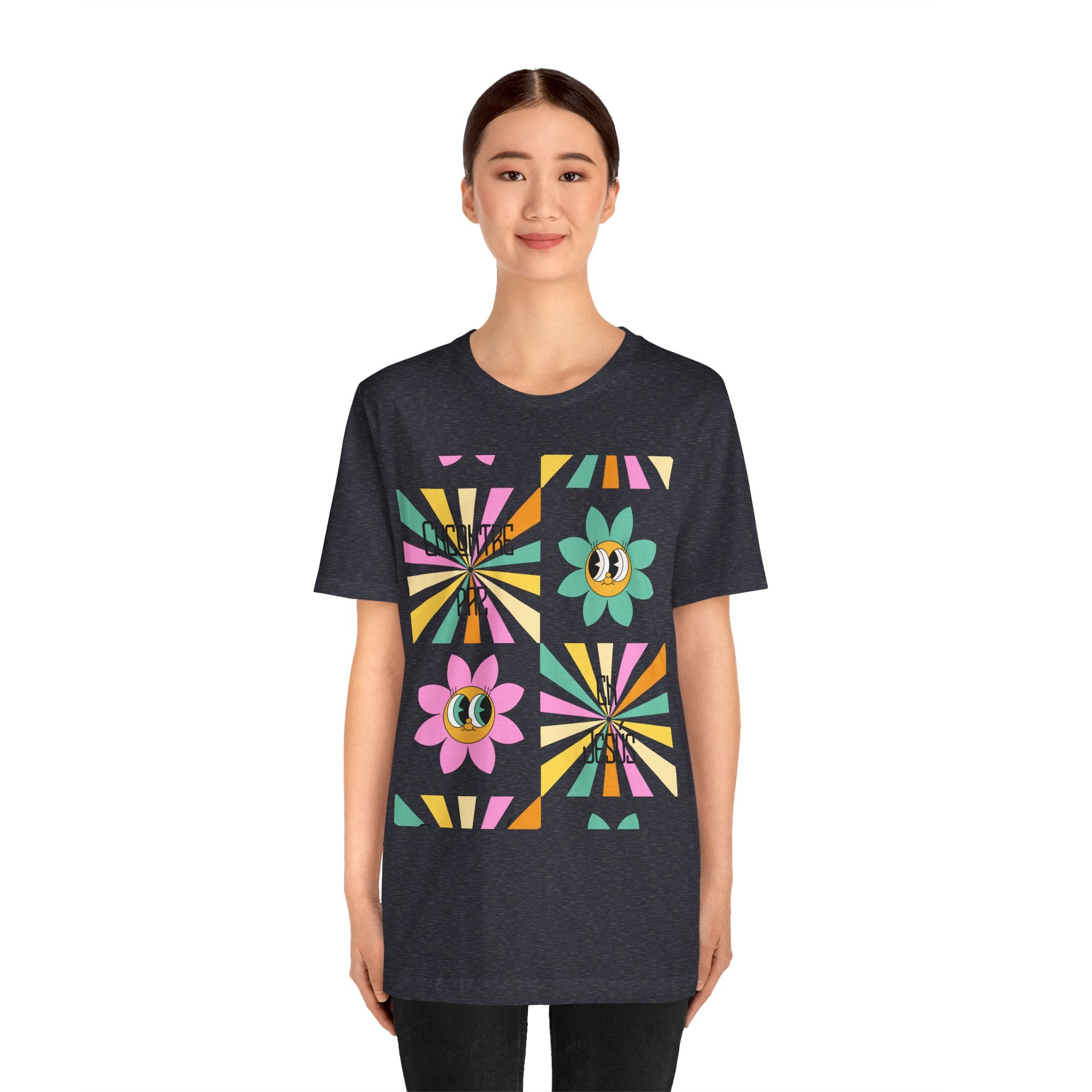 Woman's Spanish "Encontré paz en Jesús"- Camisa Retro Español
