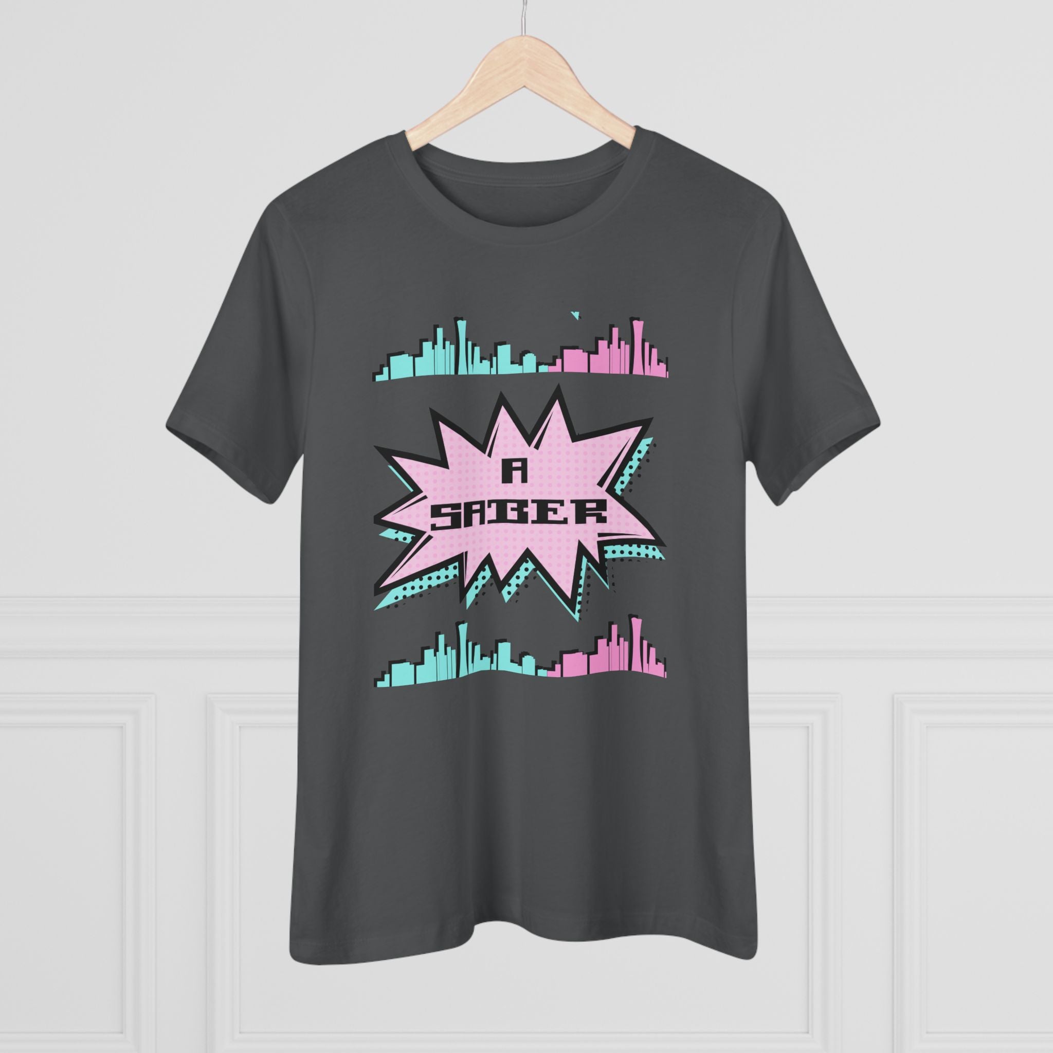 Women's Spanish 'A Saber' Cotton Tee – Retro Español Graphic T-Shirt
