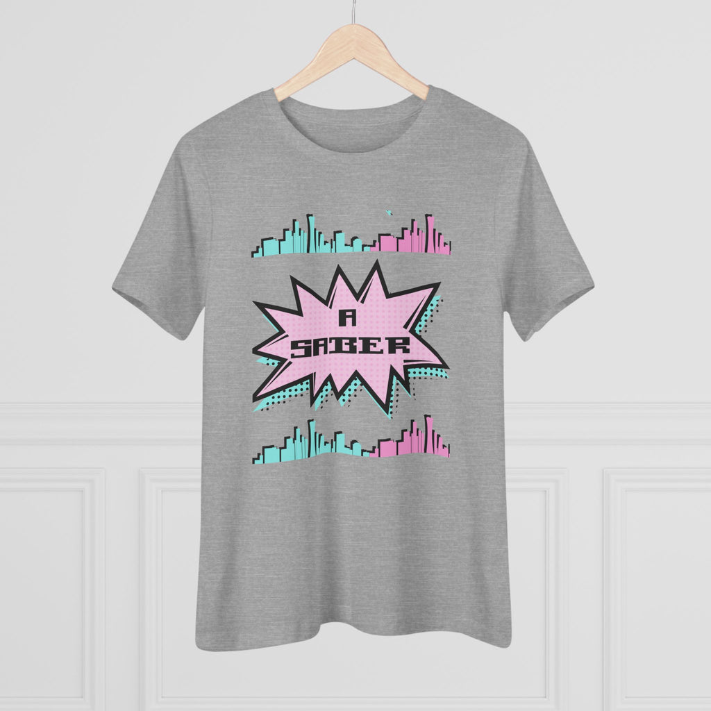 Women's Spanish 'A Saber' Cotton Tee – Retro Español Graphic T-Shirt