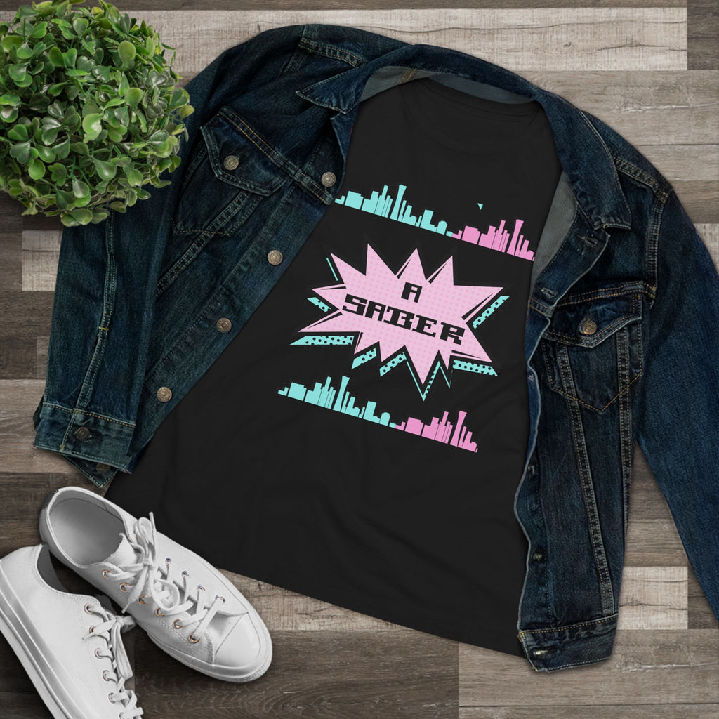 Women's Spanish 'A Saber' Cotton Tee – Retro Español Graphic T-Shirt