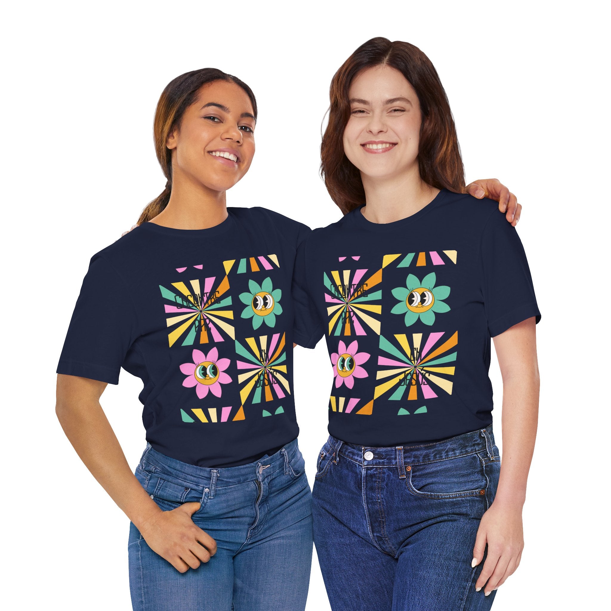 Woman's Spanish "Encontré paz en Jesús"- Camisa Retro Español