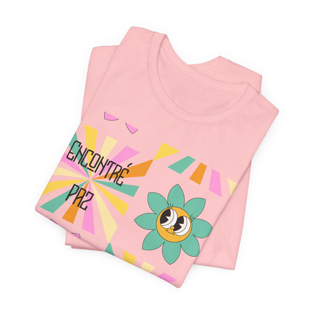 Woman's Spanish "Encontré paz en Jesús"- Camisa Retro Español