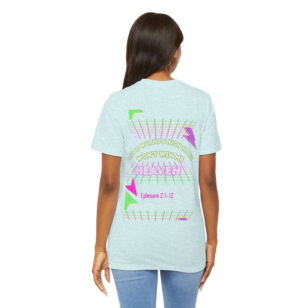 Woman's "Good works" Retro Tee— Ephesians 2:1-12 Retro Christian T-Shirt