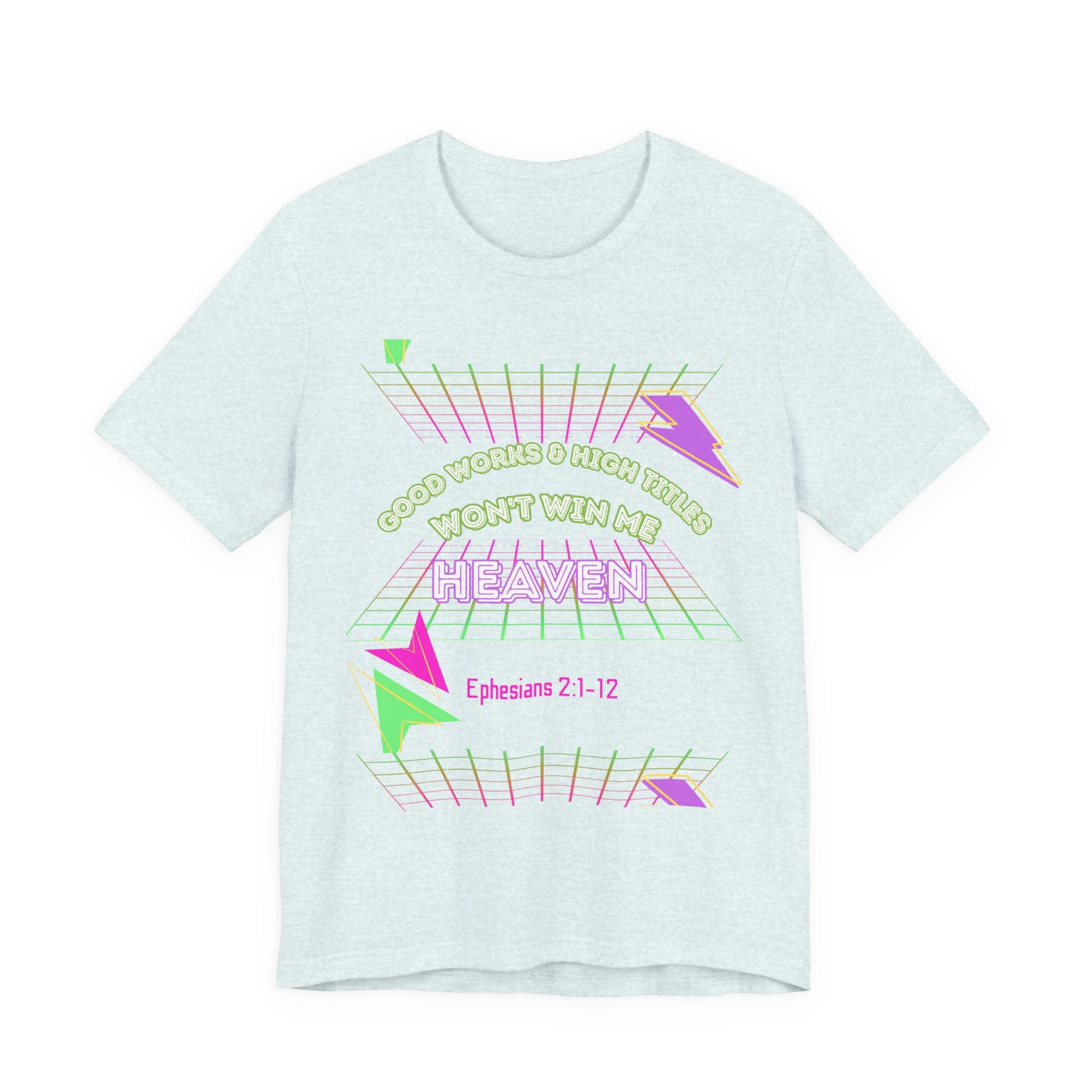 Woman's "Good works" Retro Tee— Ephesians 2:1-12 Retro Christian T-Shirt
