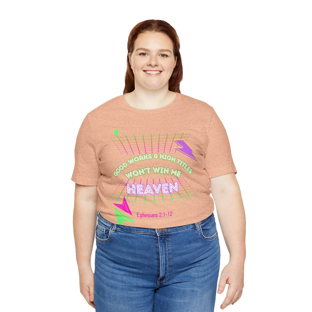 Woman's "Good works" Retro Tee— Ephesians 2:1-12 Retro Christian T-Shirt