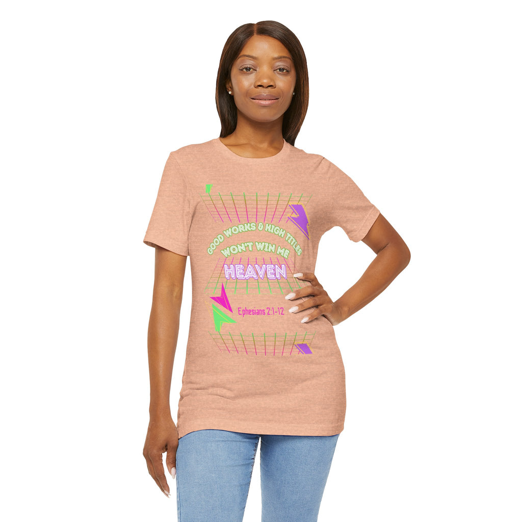 Woman's "Good works" Retro Tee— Ephesians 2:1-12 Retro Christian T-Shirt