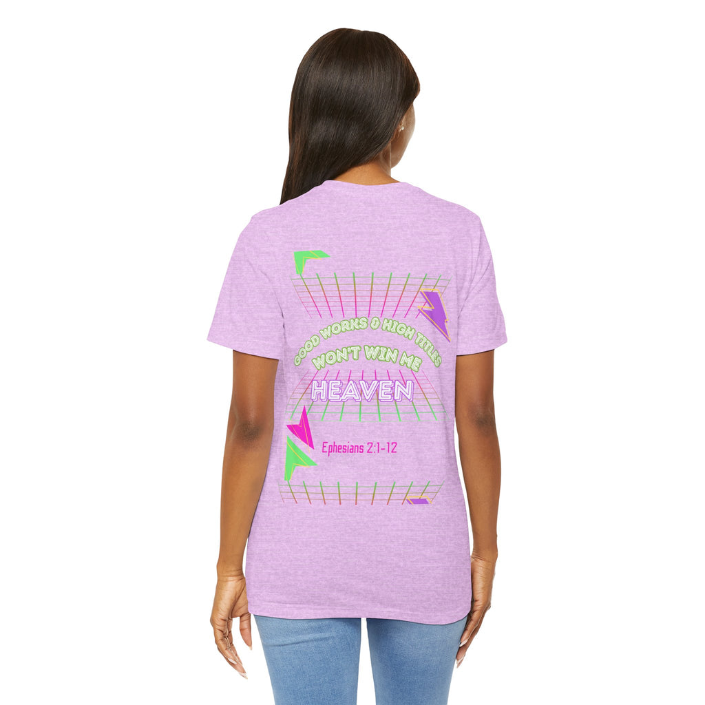 Woman's "Good works" Retro Tee— Ephesians 2:1-12 Retro Christian T-Shirt