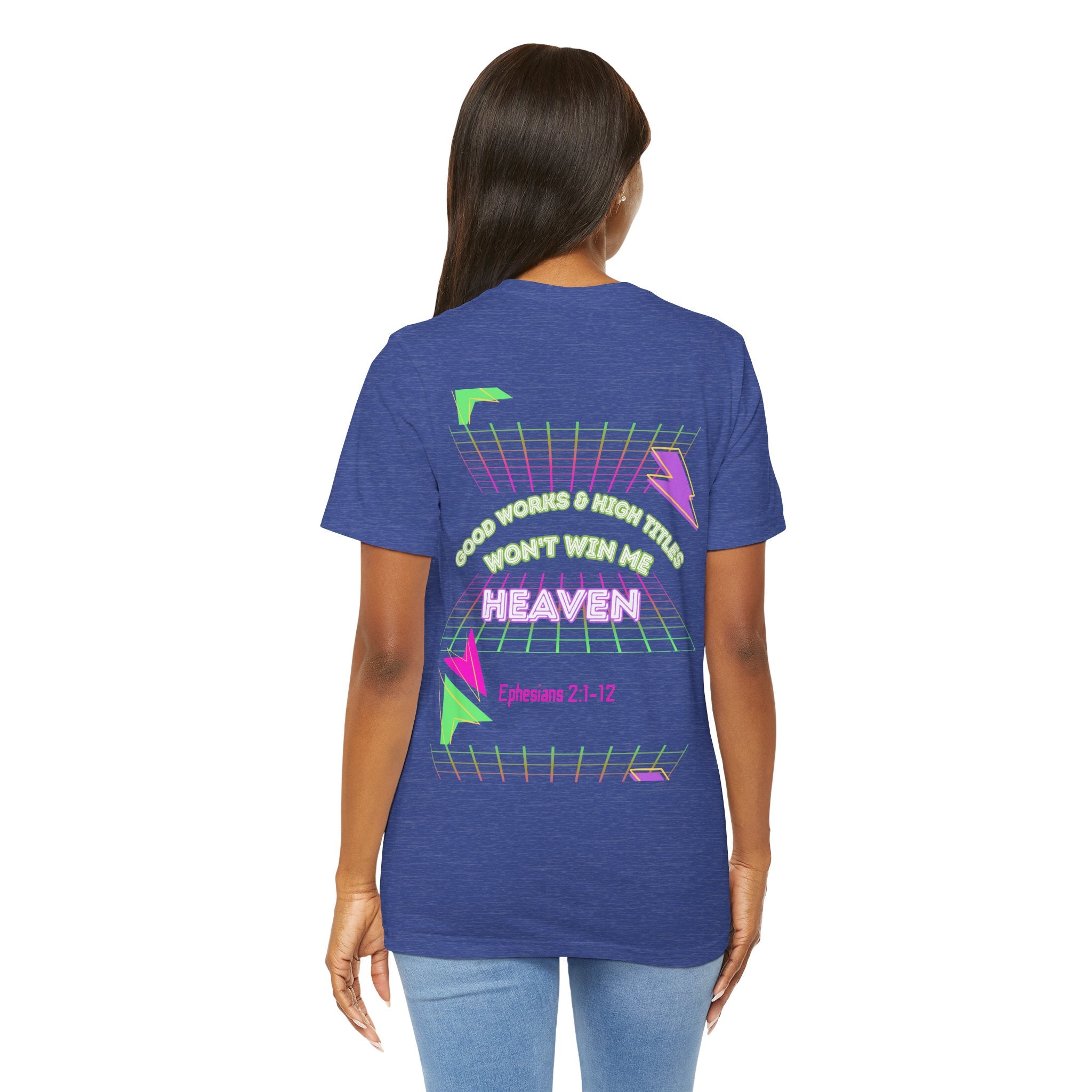 Woman's "Good works" Retro Tee— Ephesians 2:1-12 Retro Christian T-Shirt