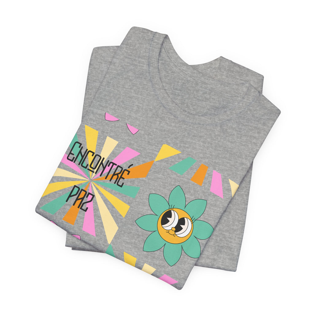 Woman's Spanish "Encontré paz en Jesús"- Camisa Retro Español