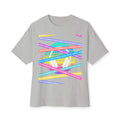 Woman's Spanish Music Tee (Música Cristiana letras)— Oversized Boxy with Colors