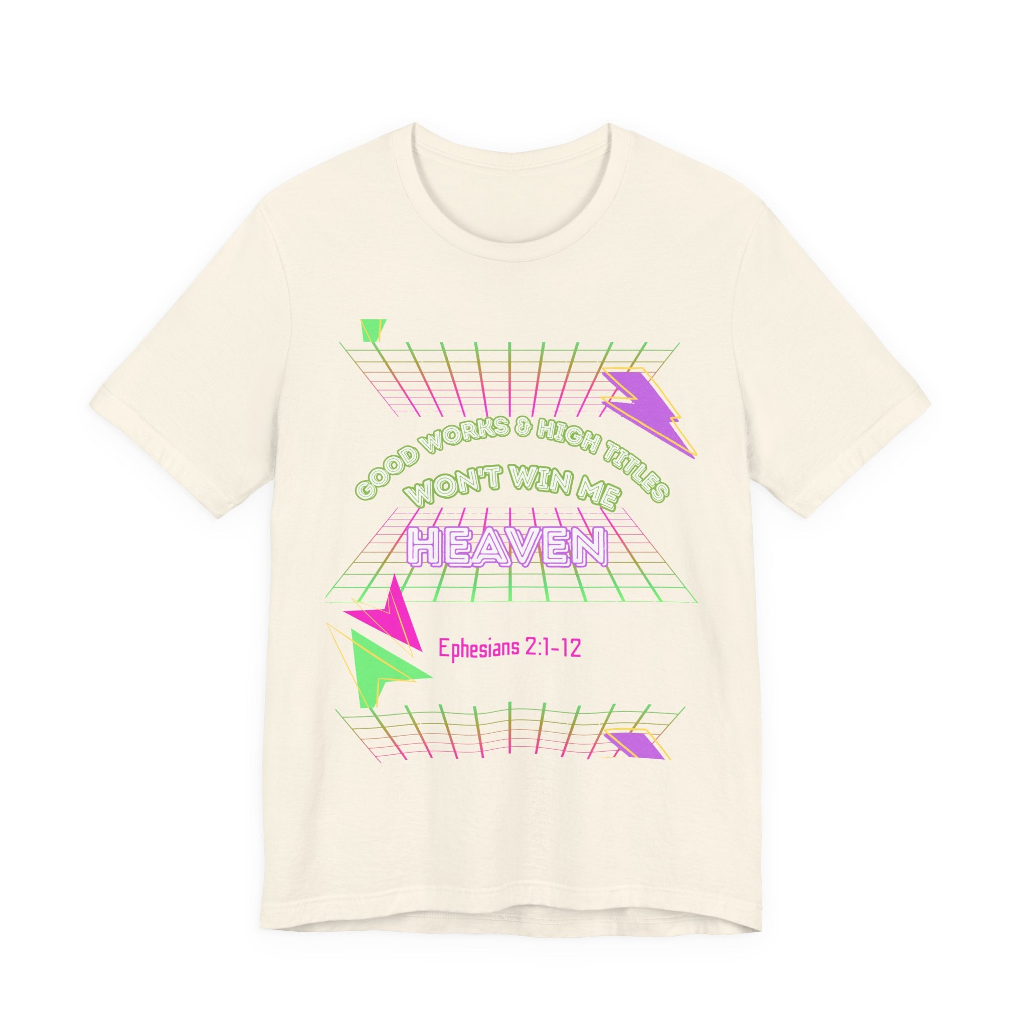 Woman's "Good works" Retro Tee— Ephesians 2:1-12 Retro Christian T-Shirt