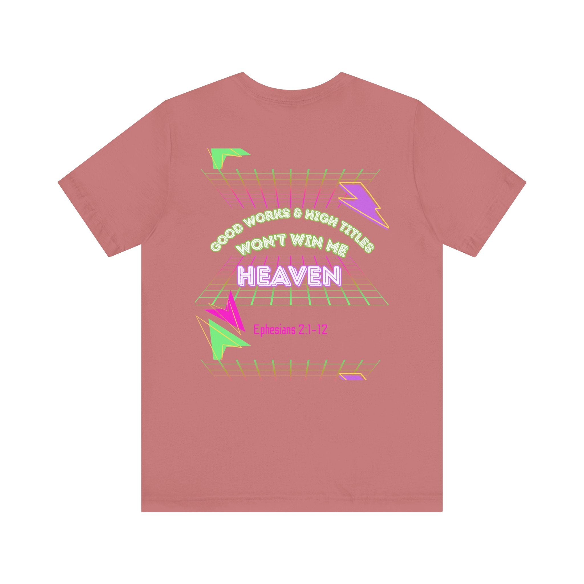 Woman's "Good works" Retro Tee— Ephesians 2:1-12 Retro Christian T-Shirt