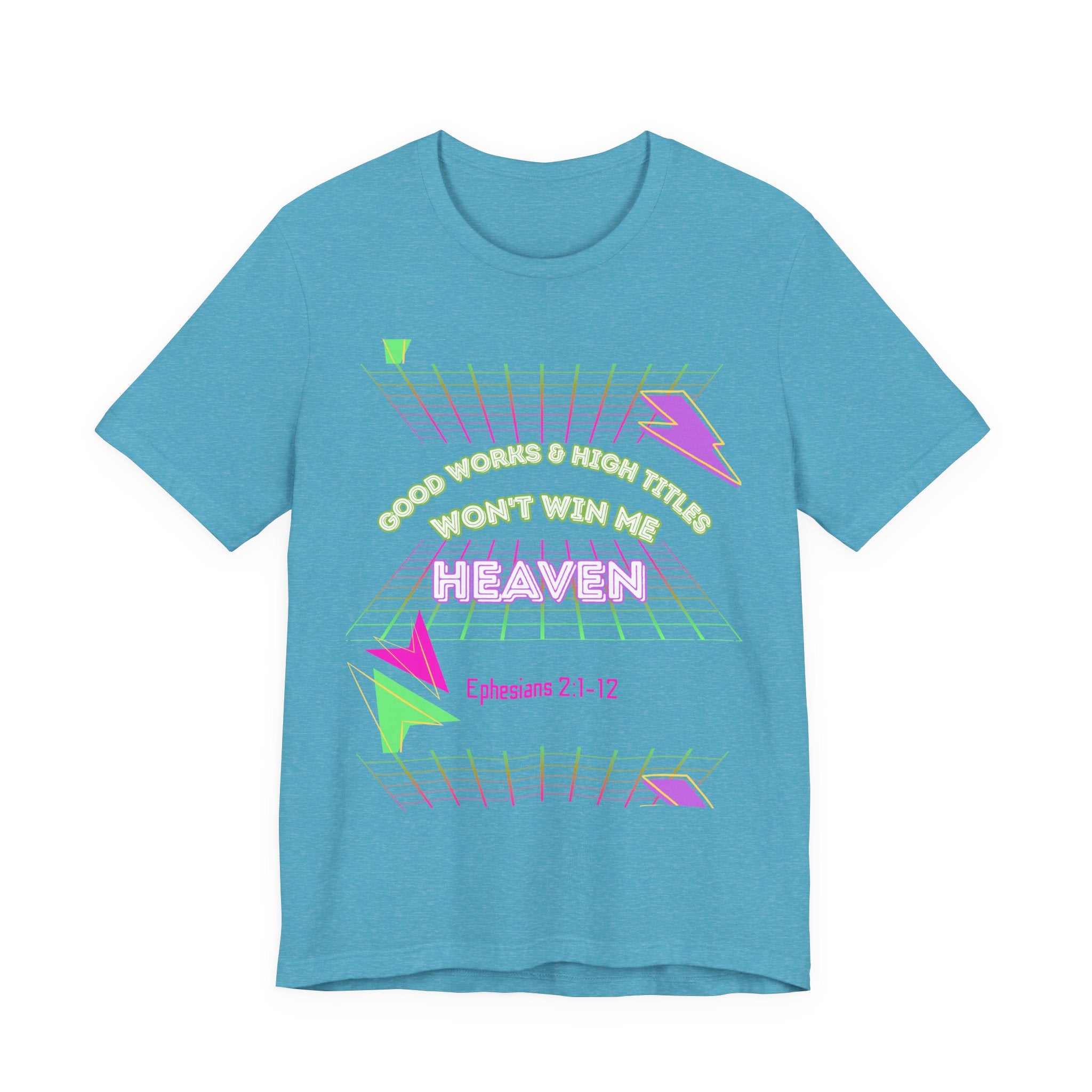 Woman's "Good works" Retro Tee— Ephesians 2:1-12 Retro Christian T-Shirt