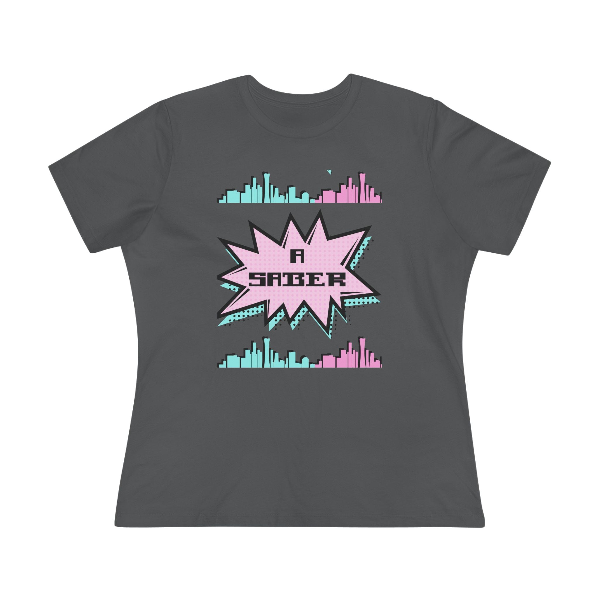 Women's Spanish 'A Saber' Cotton Tee – Retro Español Graphic T-Shirt