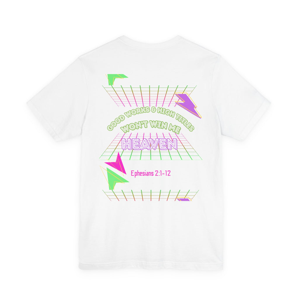 Woman's "Good works" Retro Tee— Ephesians 2:1-12 Retro Christian T-Shirt