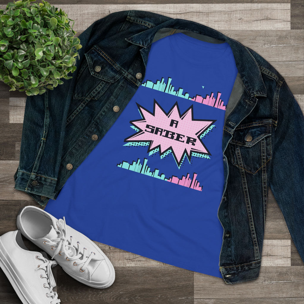 Women's Spanish 'A Saber' Cotton Tee – Retro Español Graphic T-Shirt
