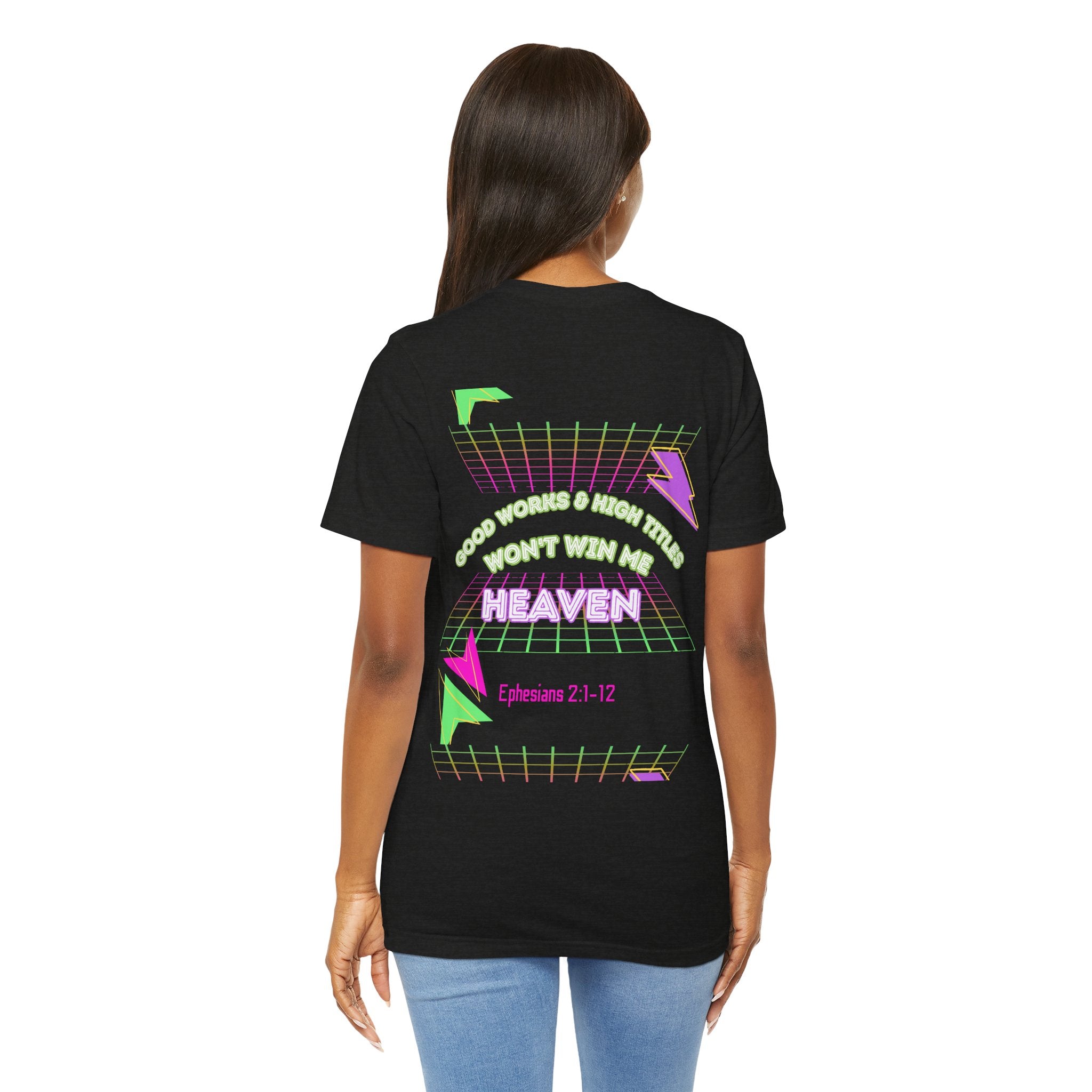 Woman's "Good works" Retro Tee— Ephesians 2:1-12 Retro Christian T-Shirt