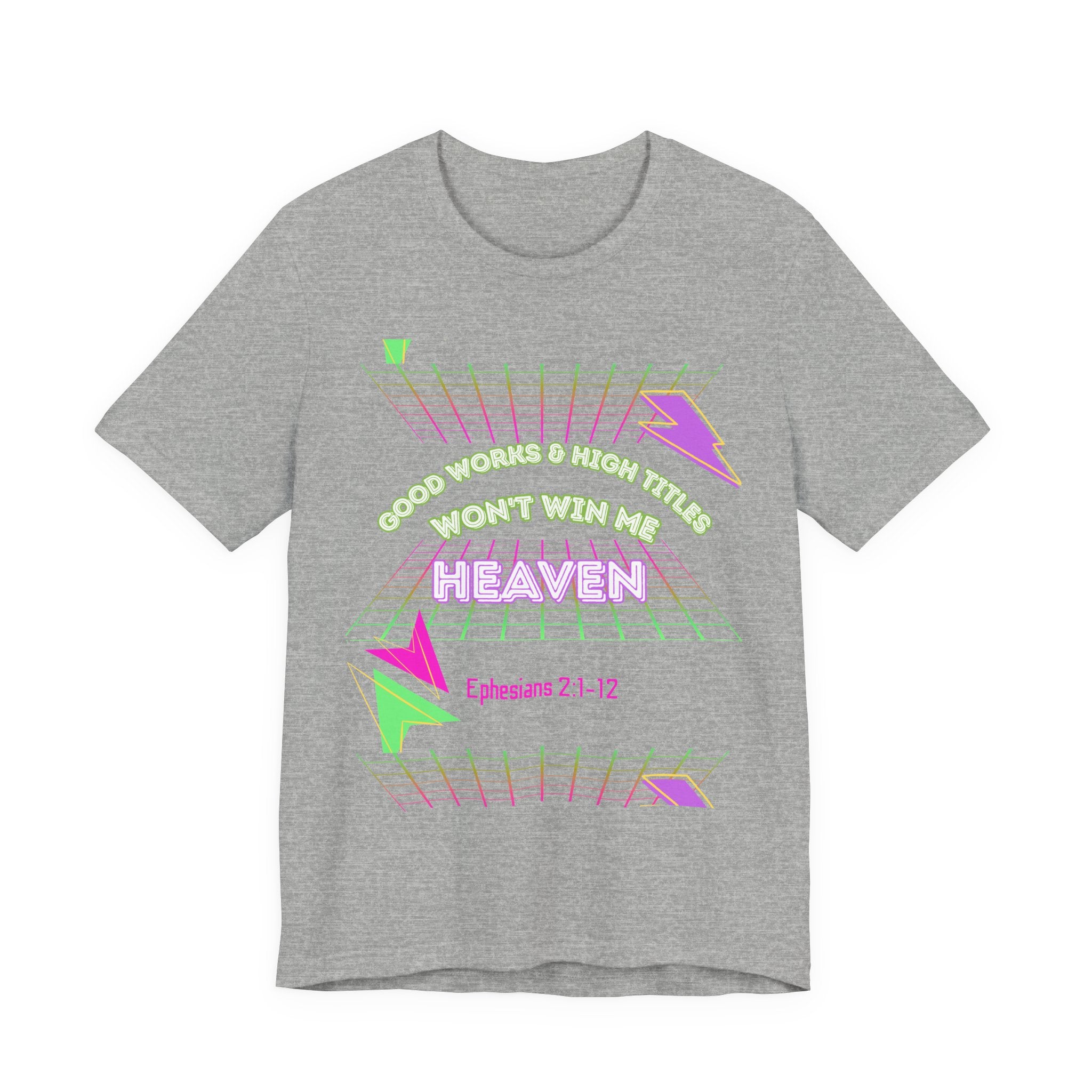 Woman's "Good works" Retro Tee— Ephesians 2:1-12 Retro Christian T-Shirt