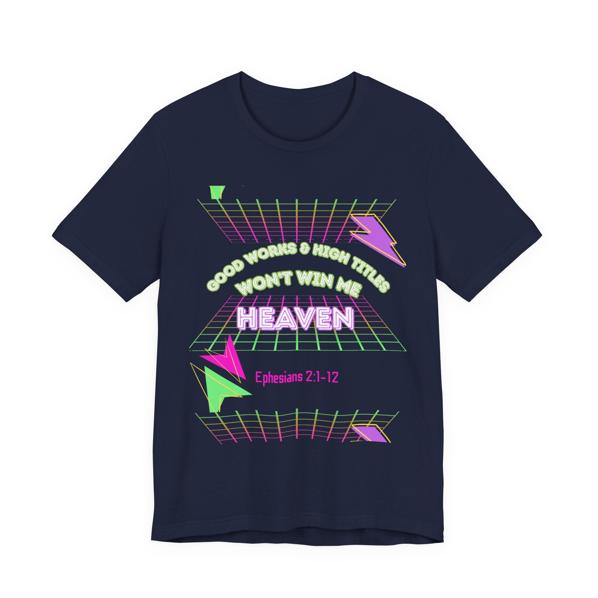 Woman's "Good works" Retro Tee— Ephesians 2:1-12 Retro Christian T-Shirt