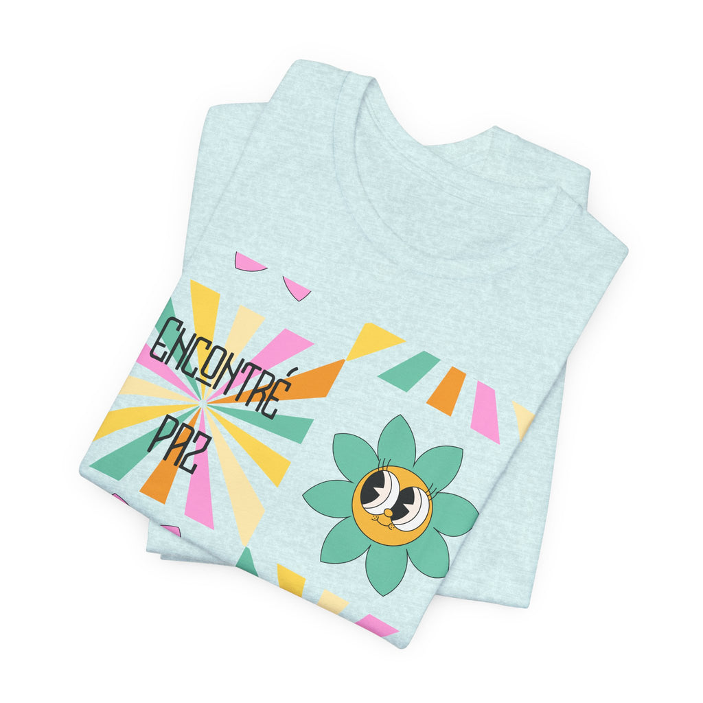 Woman's Spanish "Encontré paz en Jesús"- Camisa Retro Español