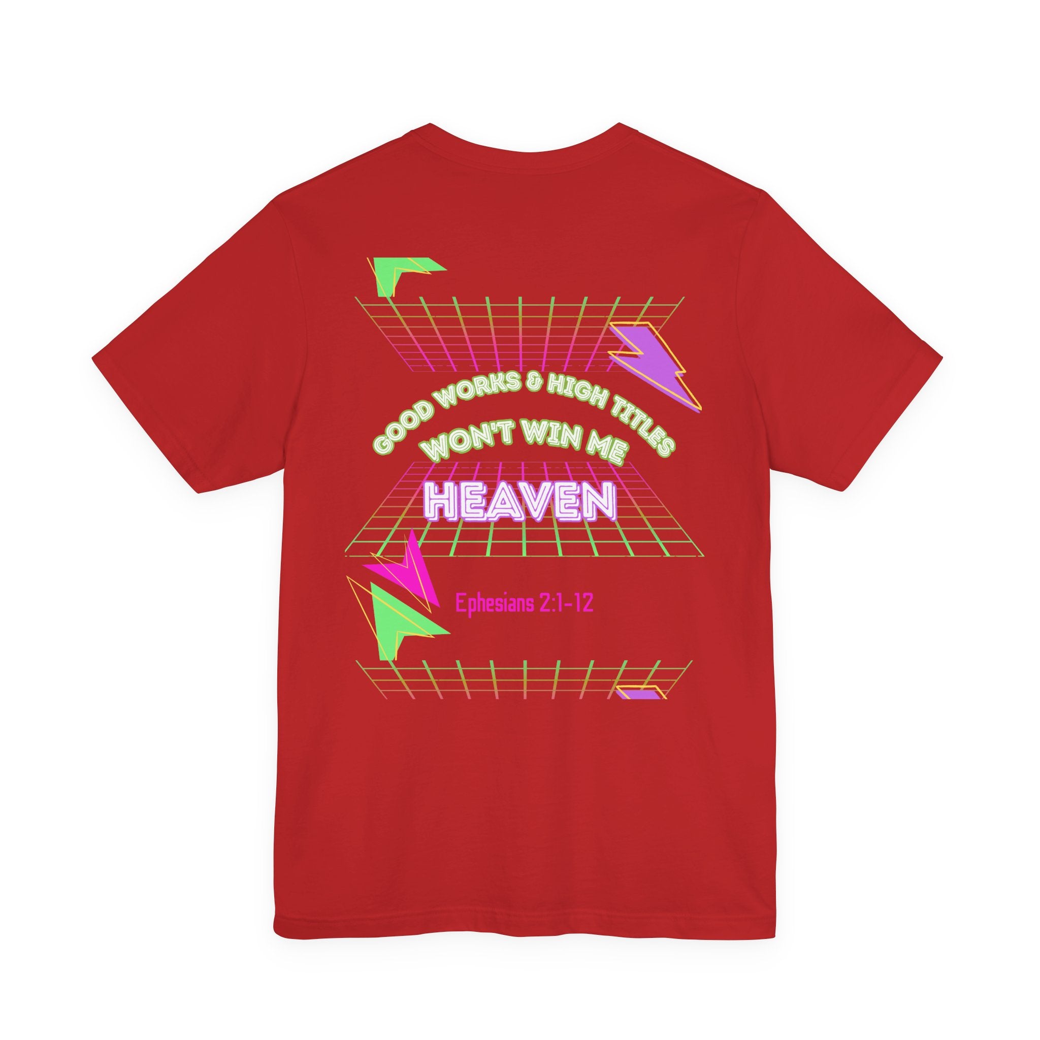 Woman's "Good works" Retro Tee— Ephesians 2:1-12 Retro Christian T-Shirt