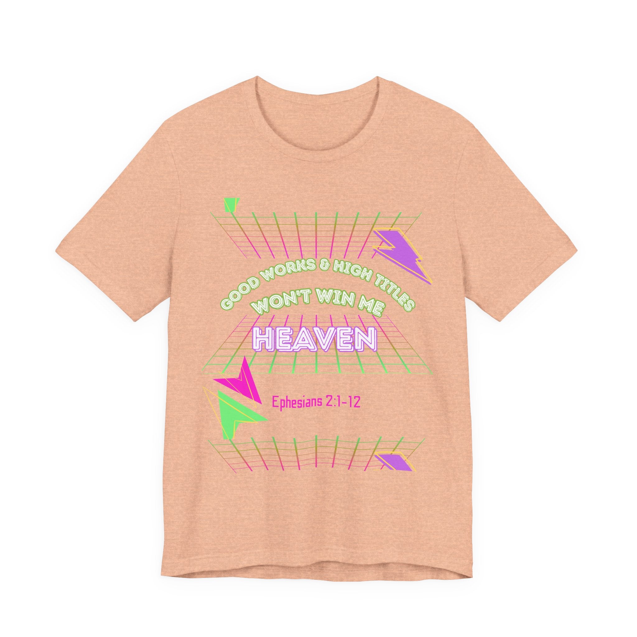 Woman's "Good works" Retro Tee— Ephesians 2:1-12 Retro Christian T-Shirt