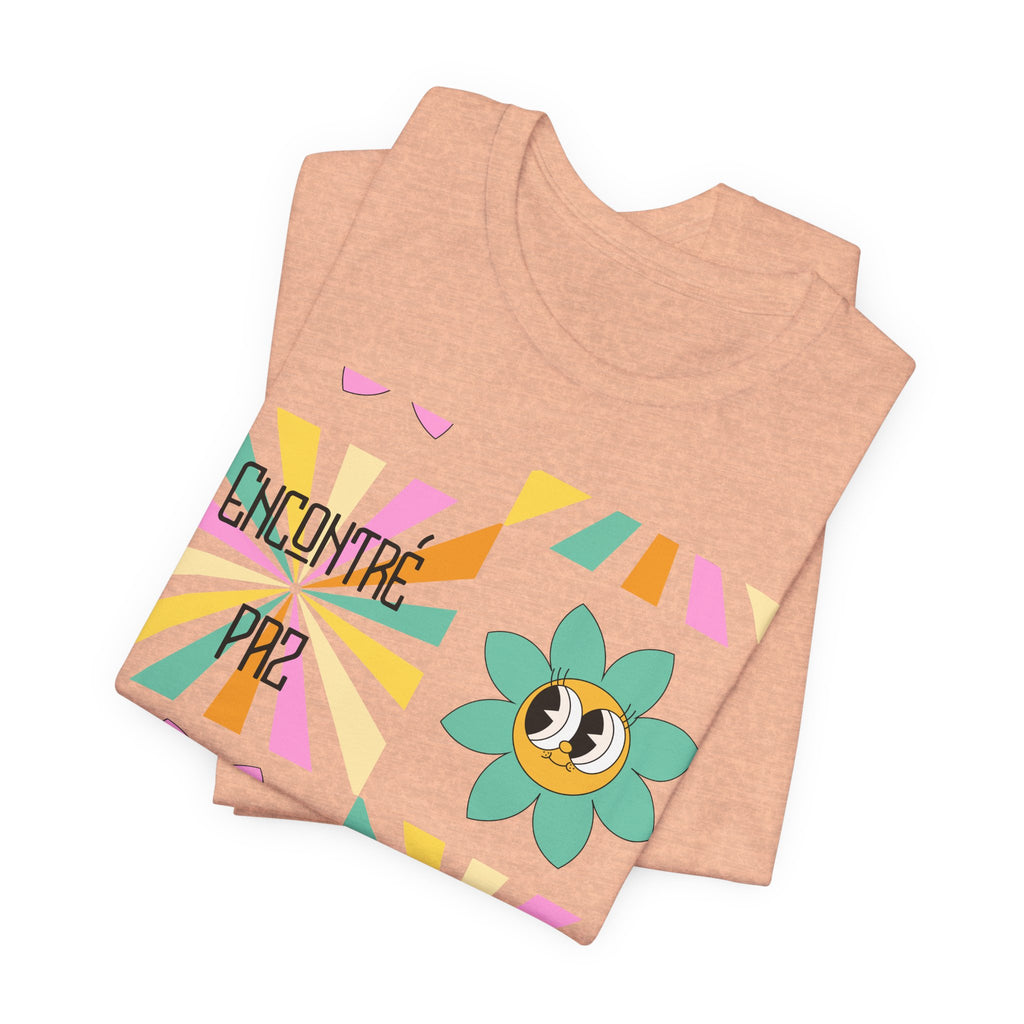 Woman's Spanish "Encontré paz en Jesús"- Camisa Retro Español