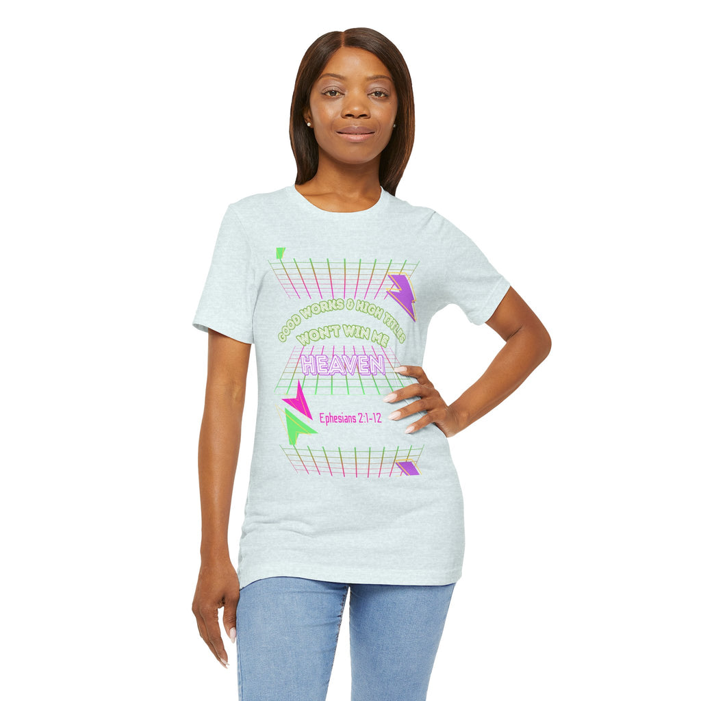 Woman's "Good works" Retro Tee— Ephesians 2:1-12 Retro Christian T-Shirt
