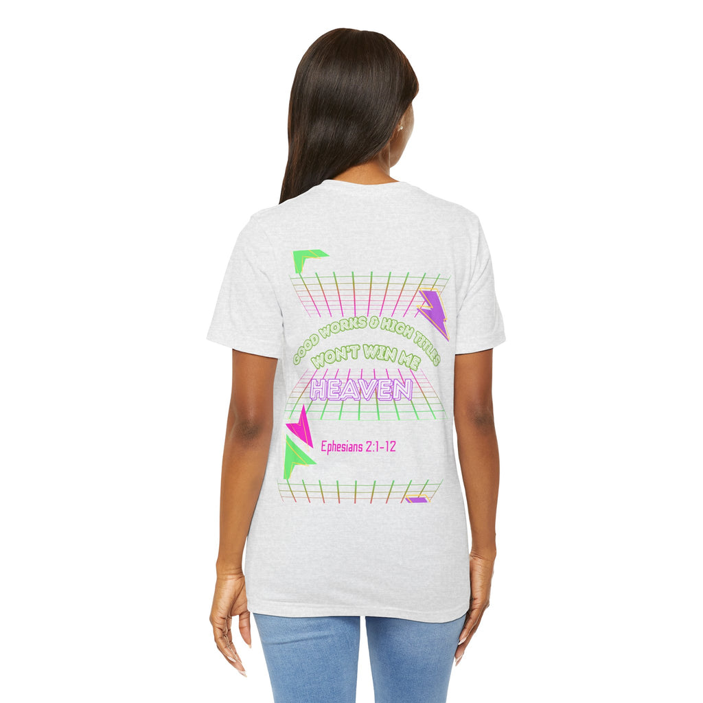 Woman's "Good works" Retro Tee— Ephesians 2:1-12 Retro Christian T-Shirt