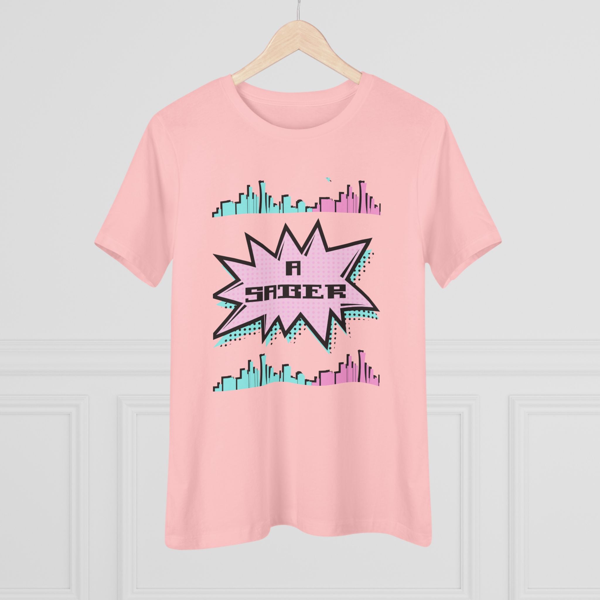 Women's Spanish 'A Saber' Cotton Tee – Retro Español Graphic T-Shirt