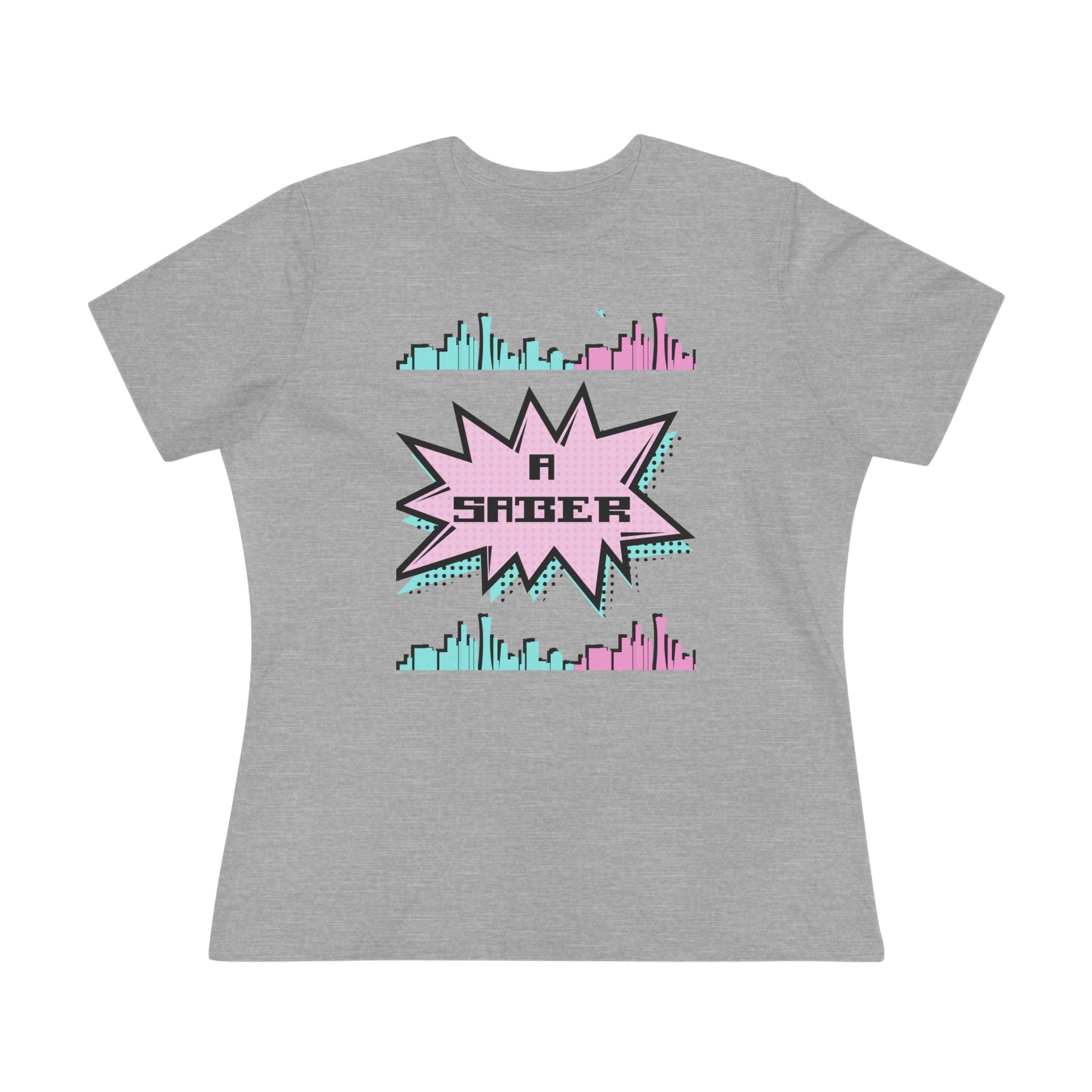 Women's Spanish 'A Saber' Cotton Tee – Retro Español Graphic T-Shirt