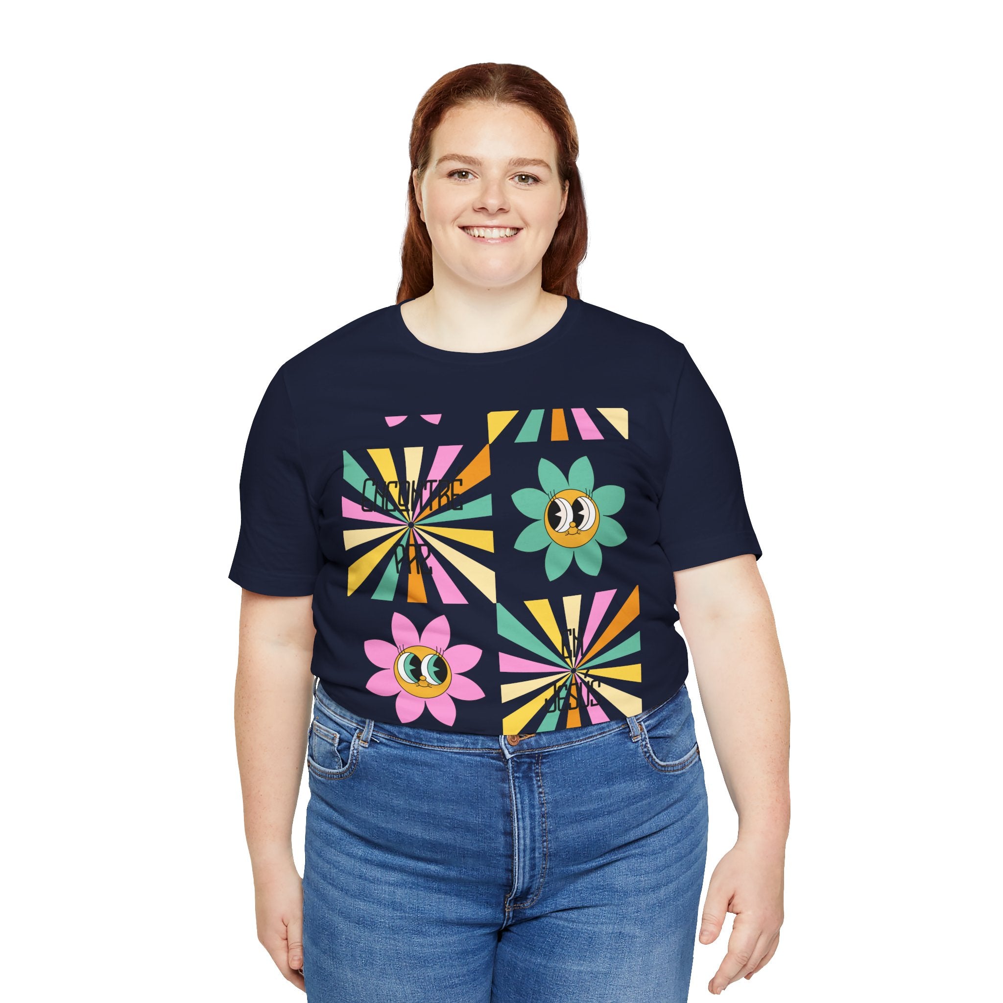 Woman's Spanish "Encontré paz en Jesús"- Camisa Retro Español
