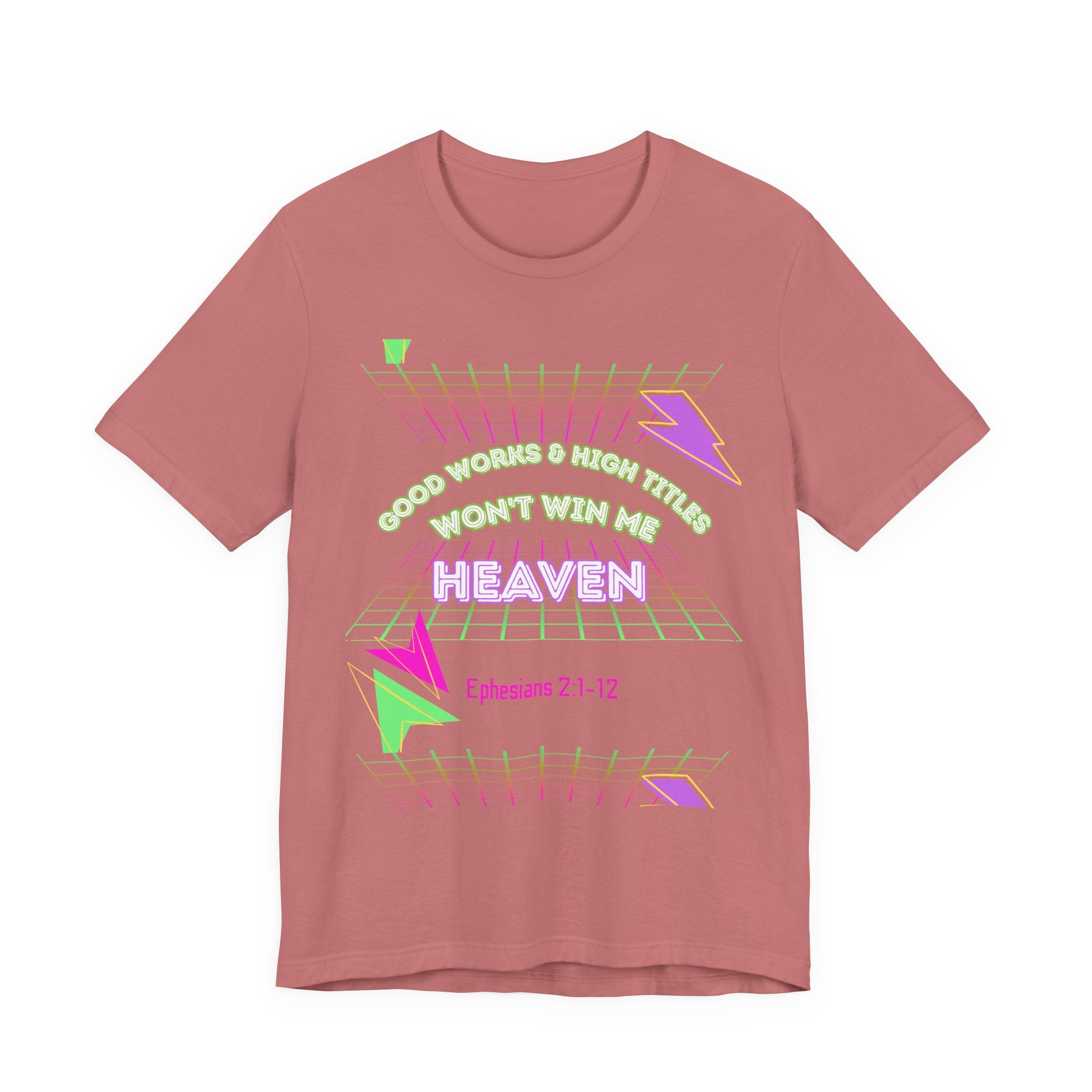 Woman's "Good works" Retro Tee— Ephesians 2:1-12 Retro Christian T-Shirt