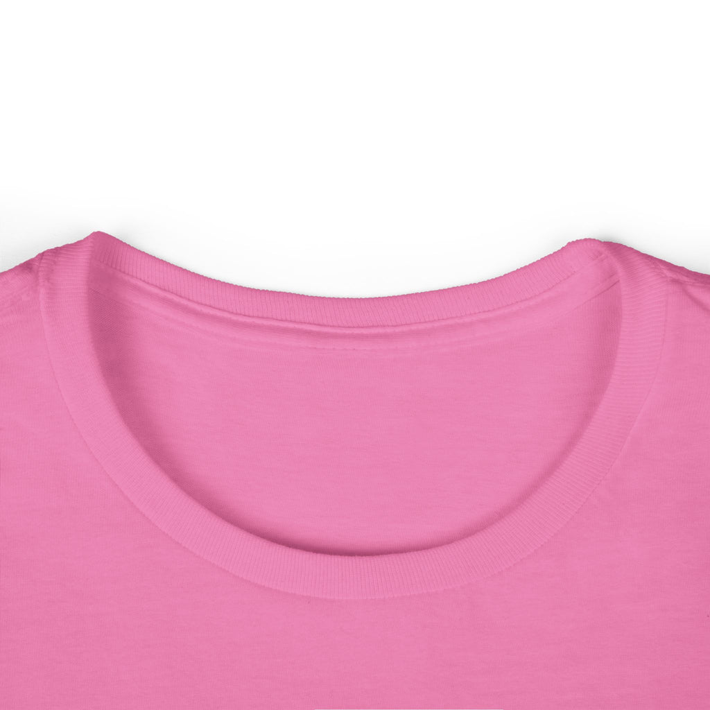 Woman's "Born Again" Tee — Retro Pink Christian Women’s T‑Shirt