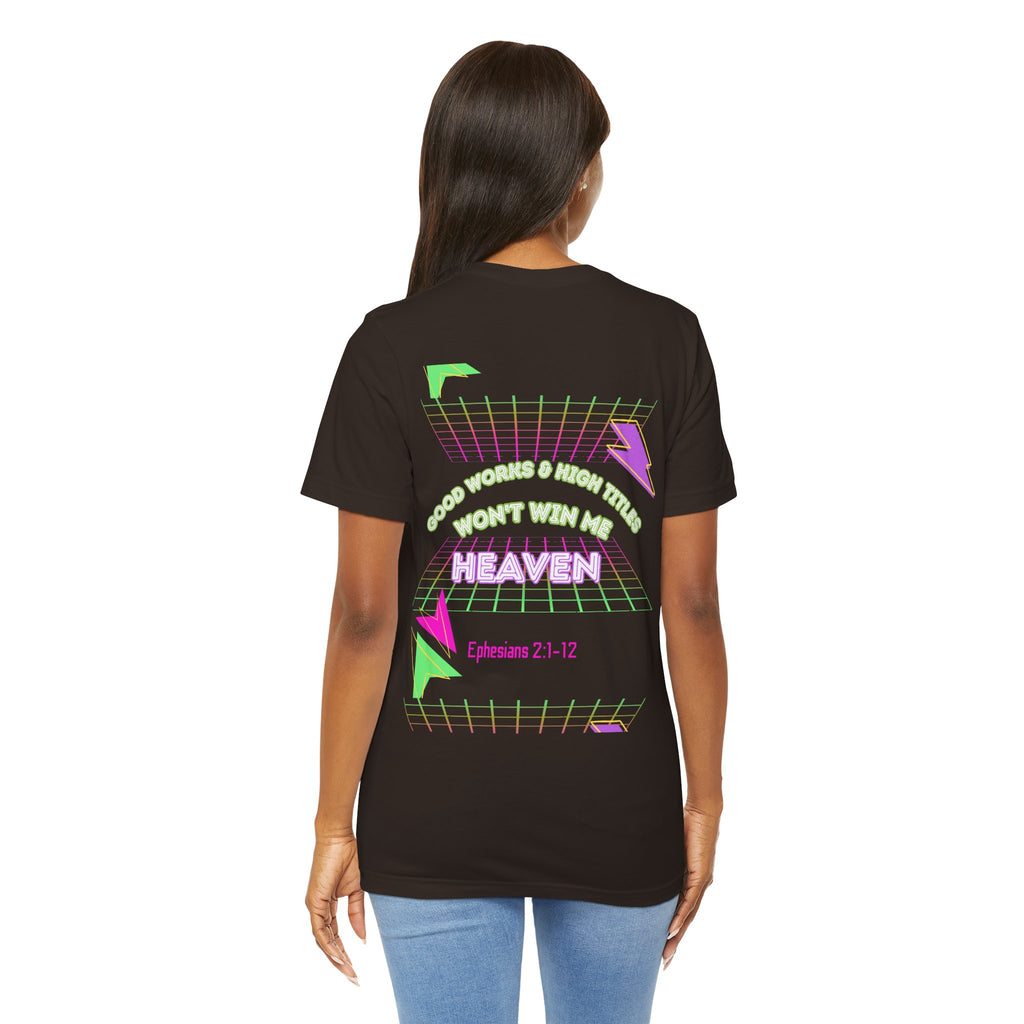 Woman's "Good works" Retro Tee— Ephesians 2:1-12 Retro Christian T-Shirt