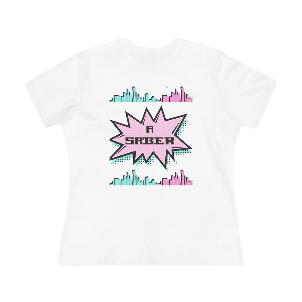 Women's Spanish 'A Saber' Cotton Tee – Retro Español Graphic T-Shirt