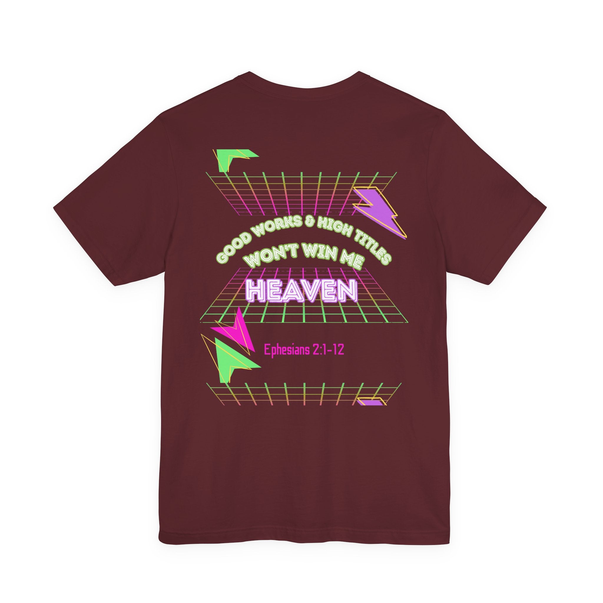 Woman's "Good works" Retro Tee— Ephesians 2:1-12 Retro Christian T-Shirt