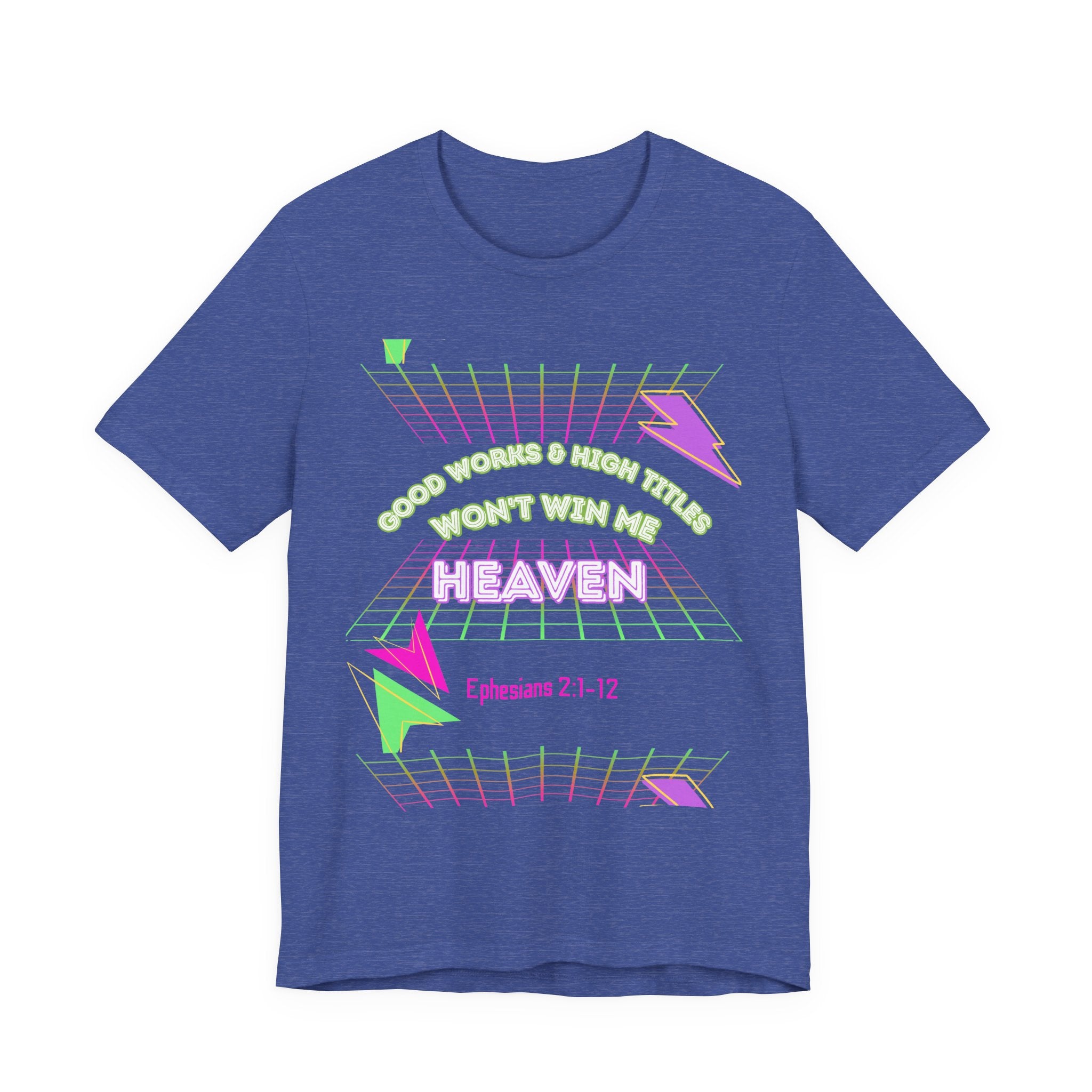 Woman's "Good works" Retro Tee— Ephesians 2:1-12 Retro Christian T-Shirt