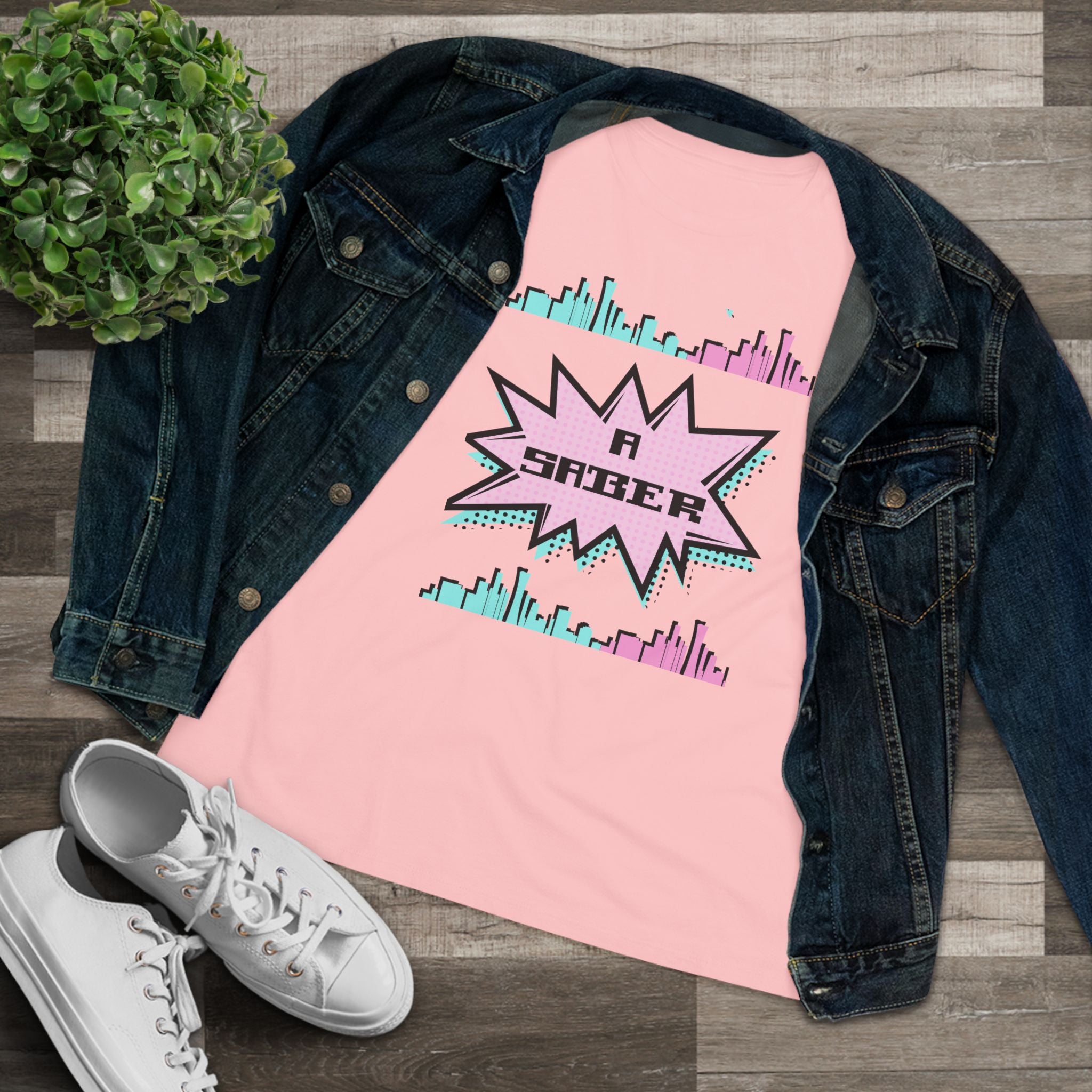 Women's Spanish 'A Saber' Cotton Tee – Retro Español Graphic T-Shirt