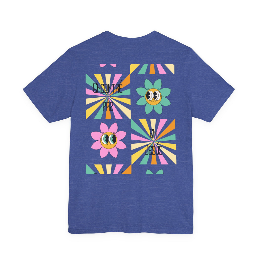 Woman's Spanish "Encontré paz en Jesús"- Camisa Retro Español