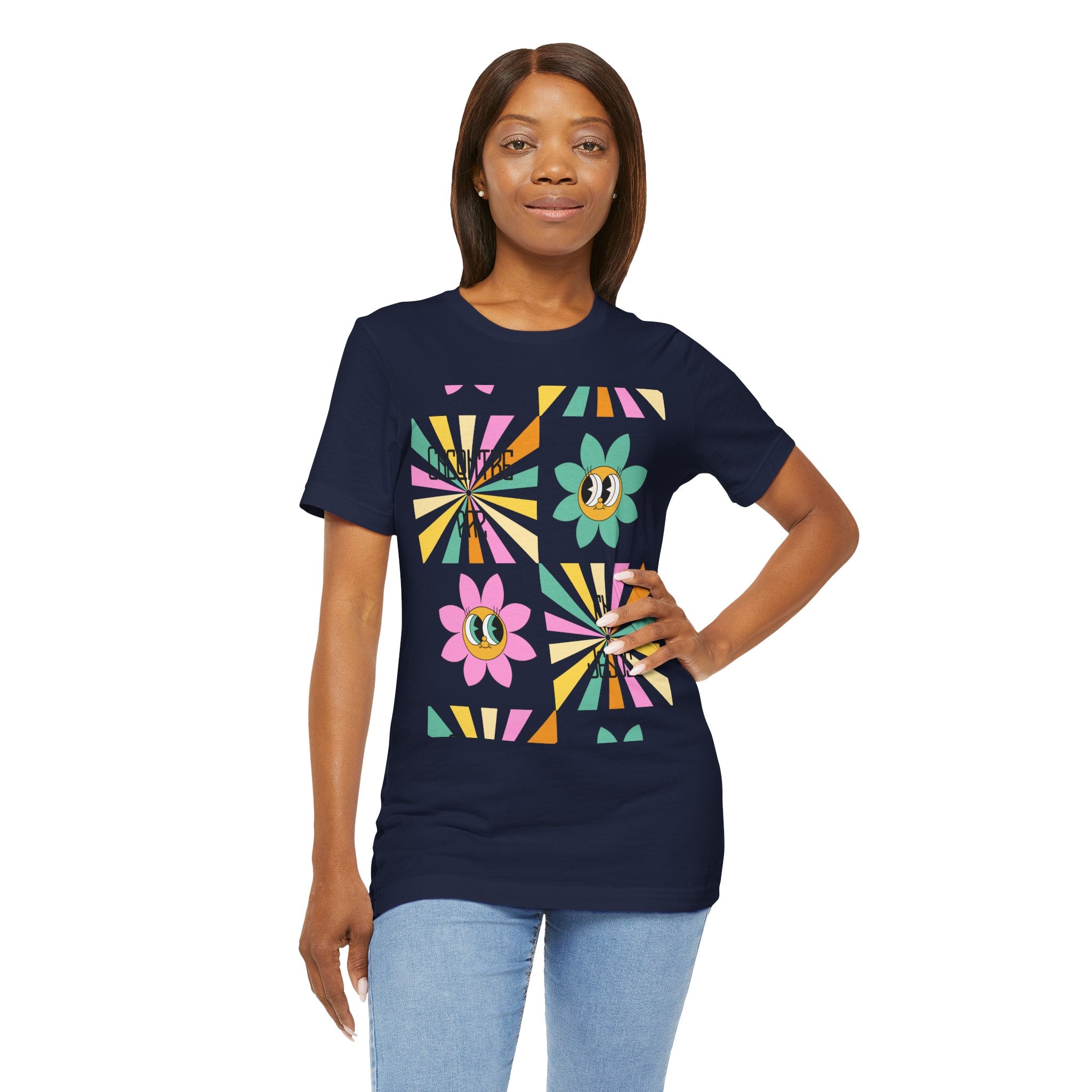 Woman's Spanish "Encontré paz en Jesús"- Camisa Retro Español