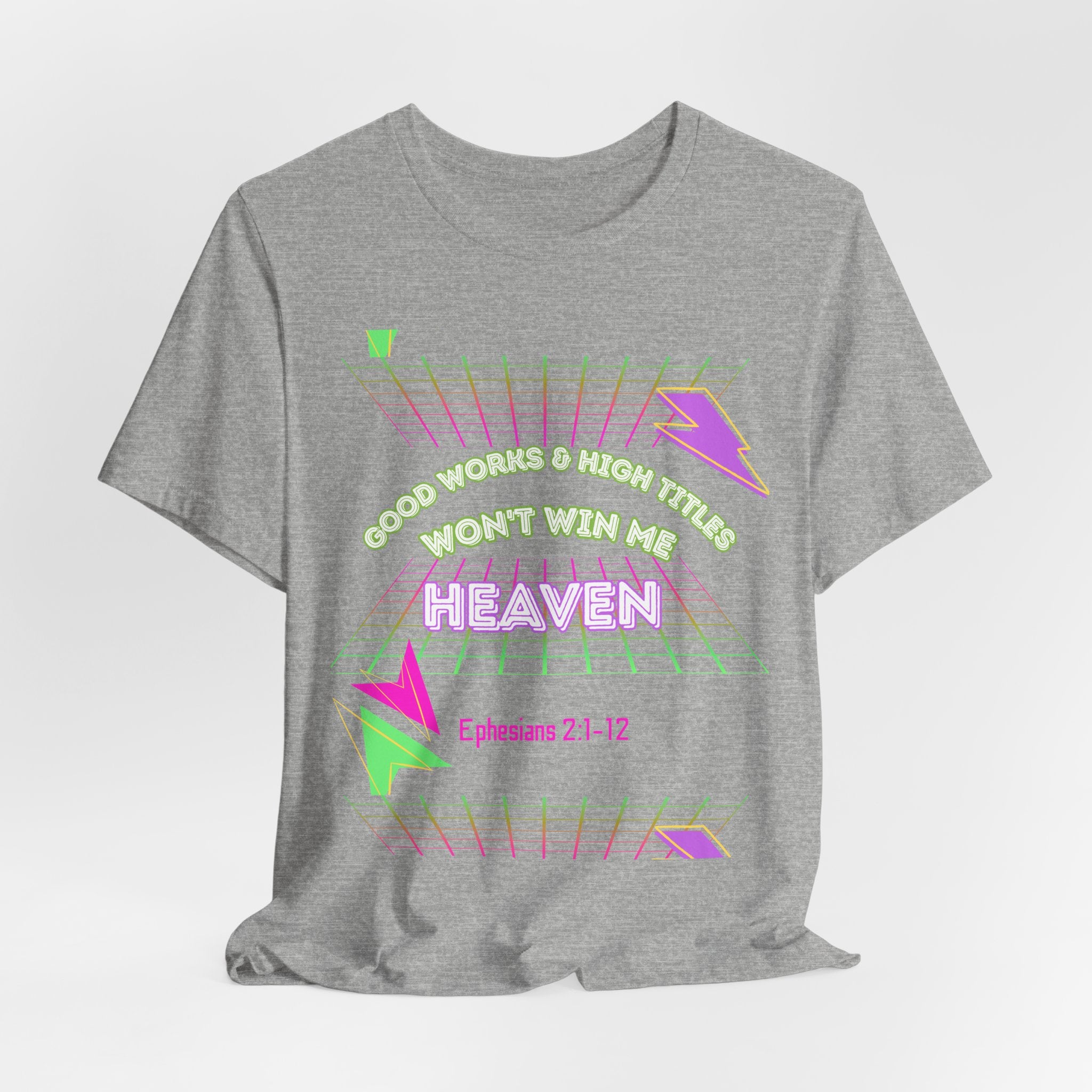 Woman's "Good works" Retro Tee— Ephesians 2:1-12 Retro Christian T-Shirt